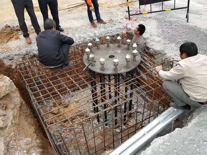 标志标牌基础钢筋布置